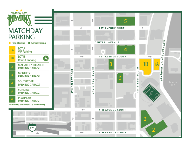 Parking & Public Transportation - Tampa Bay Rowdies