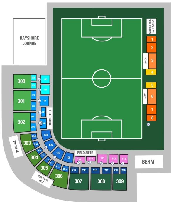 Tampa Bay Rowdies on X: ⚠️ CONSTRUCTION ZONE ⚠️ Safe standing rails are  going in and seats are coming out for the new Supporter's Section at Al Lang!  This will be the